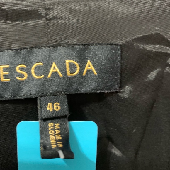 Escada Black Blazer sz46. XL - Picture 2 of 6